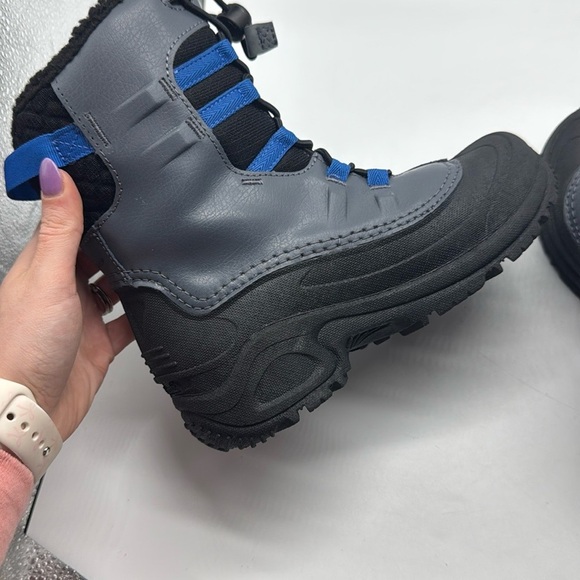 NWT Columbia Youth Unisex Bugaboot Celsius Waterproof Winter Boot Gray Blue 4 - Picture 8 of 12